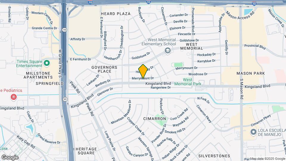 22803 Merrymount Dr Map and Location Details