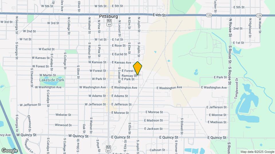 508 S Joplin St Map and Location Details