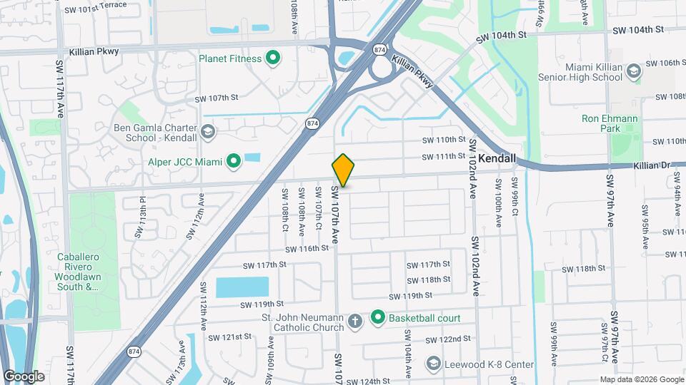 10615 SW 113th St Mapa y Detalles de la Ubicación