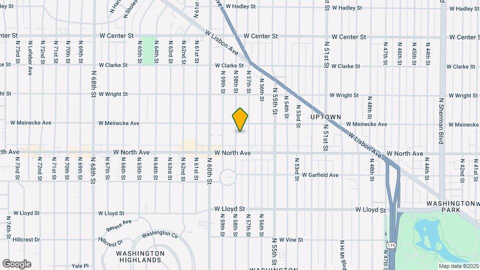 2348 N 58th St, Unit Uptown Gem Map and Location Details
