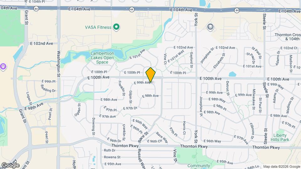 1852 E 99th Ave Map and Location Details