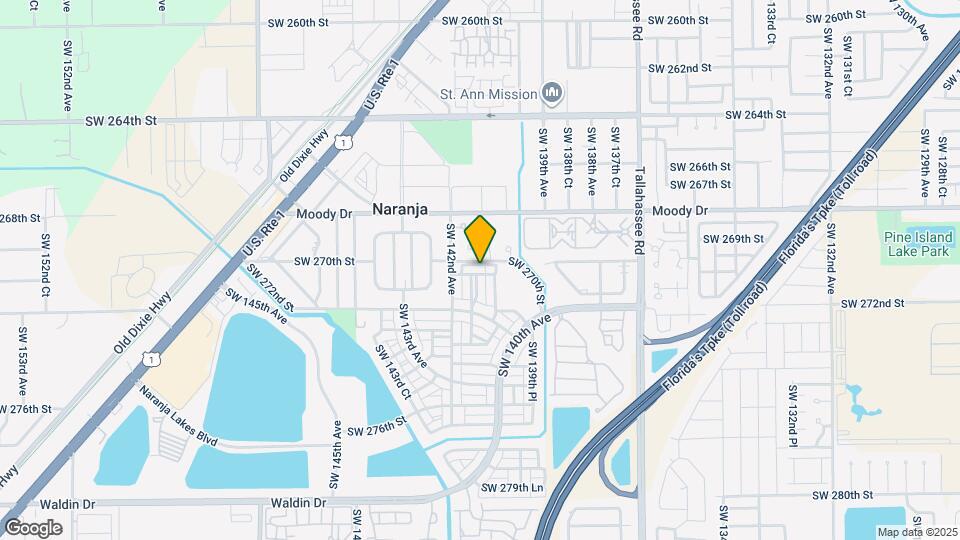 14049 SW 270th Ter Mapa y Detalles de la Ubicación