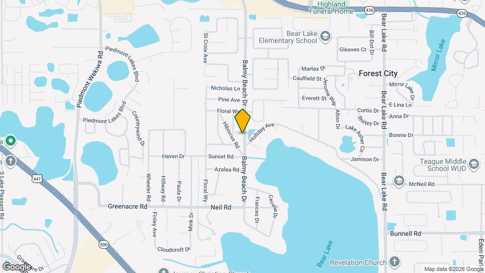 1260 Balmy Beach Dr, Unit Efficiency Mapa y Detalles de la Ubicación