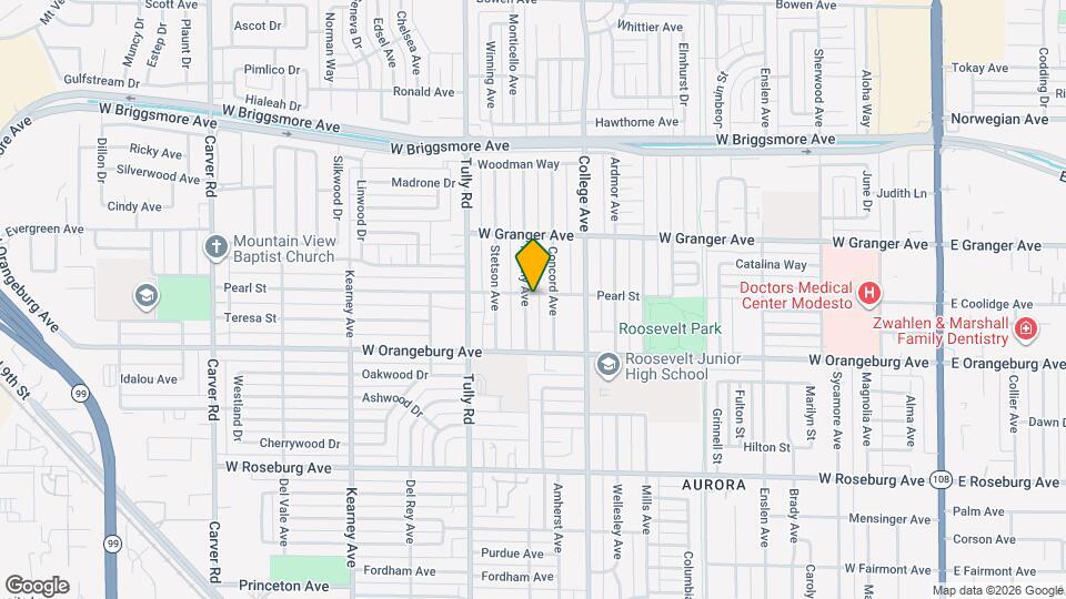 1436 Albany Ave Map and Location Details