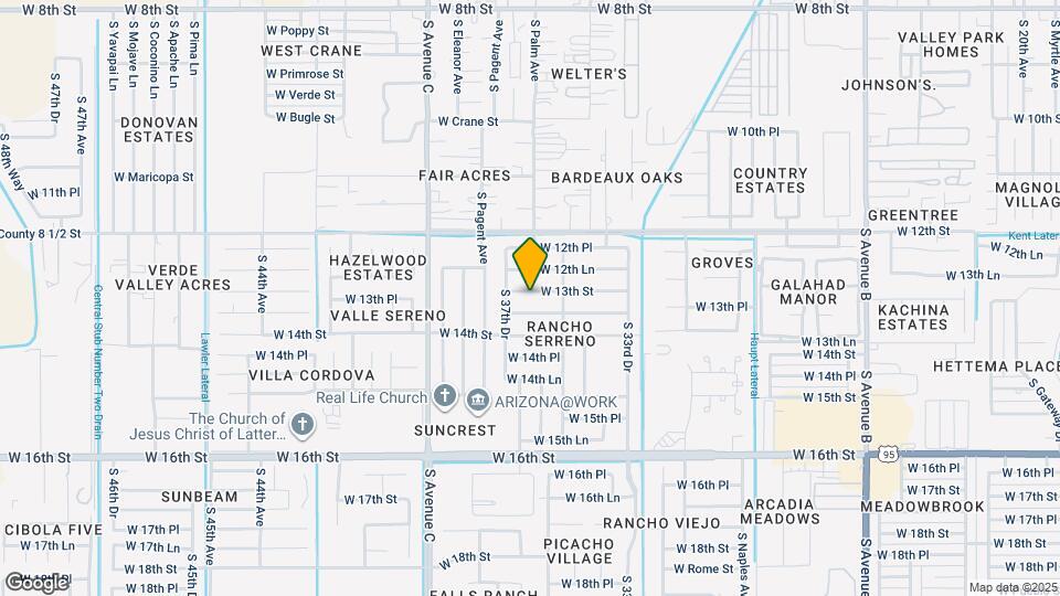 3623 W 13th St Map and Location Details