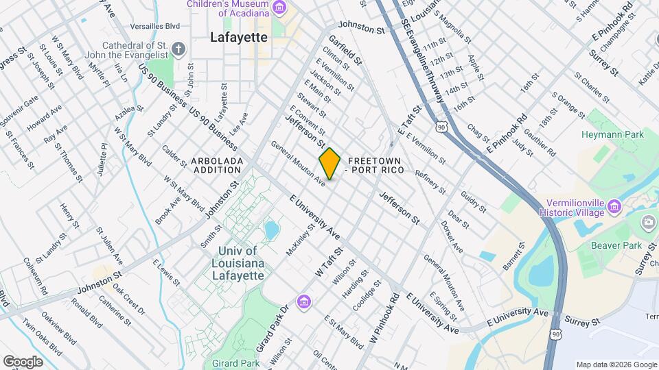 427 General Mouton Map and Location Details