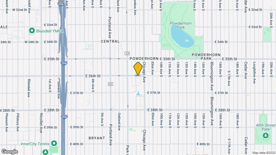 3601 Columbus Ave S Map and Location Details