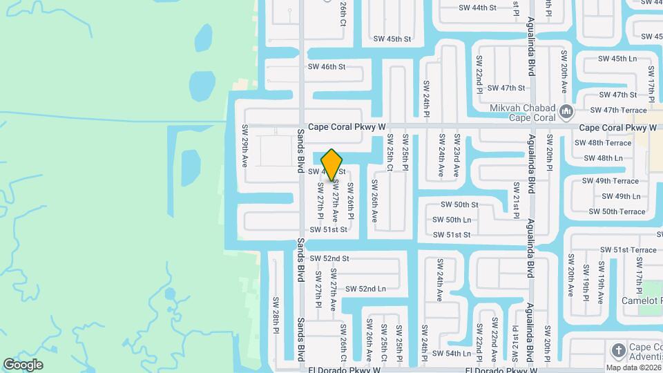 4914 SW 27th Ave Map and Location Details