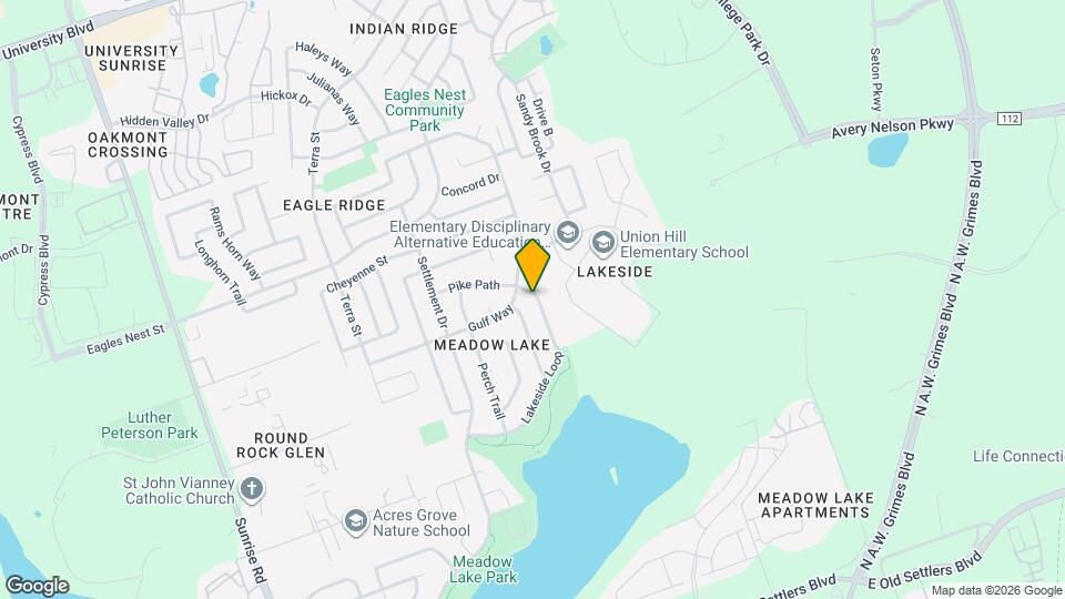 1307 Lakeside Loop Map and Location Details