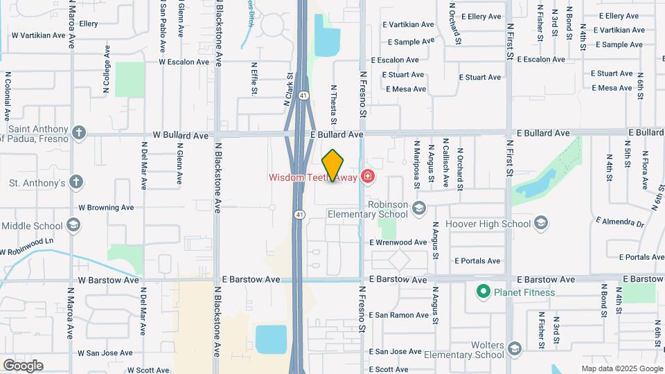 5665 N Fresno St Mapa y Detalles de la Ubicación