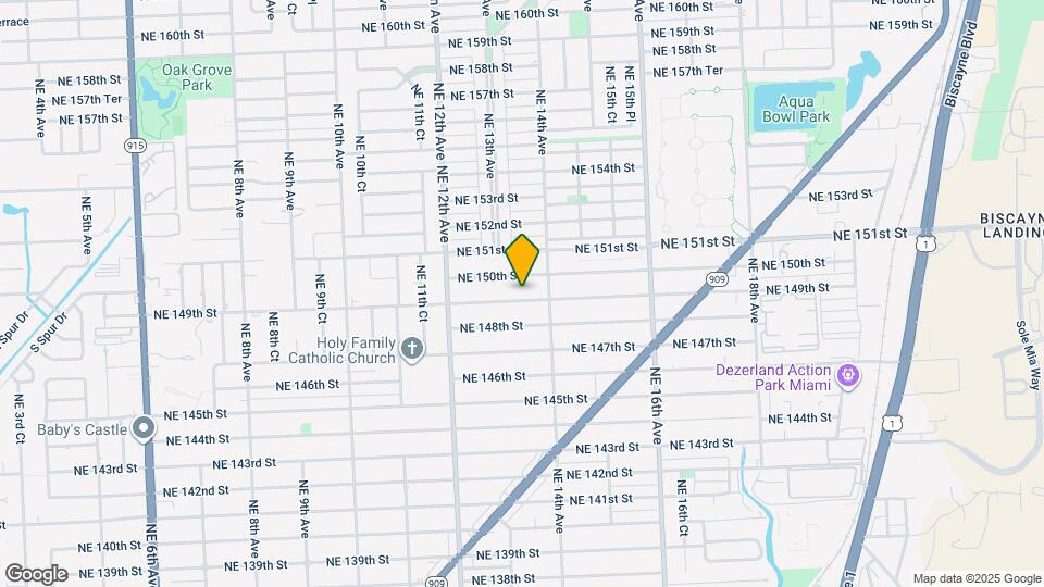 1351 NE 149th St Map and Location Details