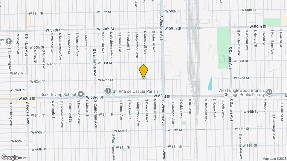 6200 S Campbell Ave Map and Location Details