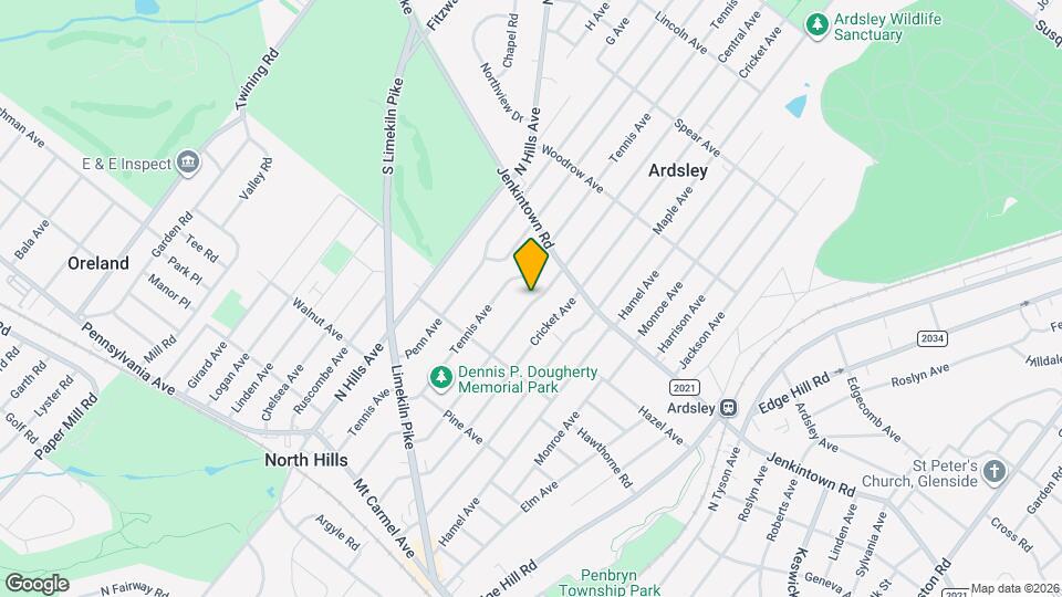 502 Central Ave Map and Location Details