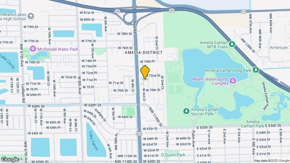 7151 W 3rd Ct Mapa y Detalles de la Ubicación