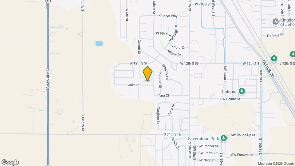 925 Julia St Map and Location Details