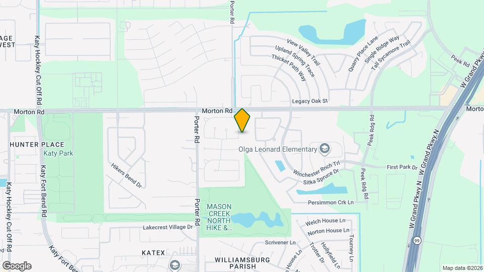 2906 Katy Town Ln Mapa y Detalles de la Ubicación