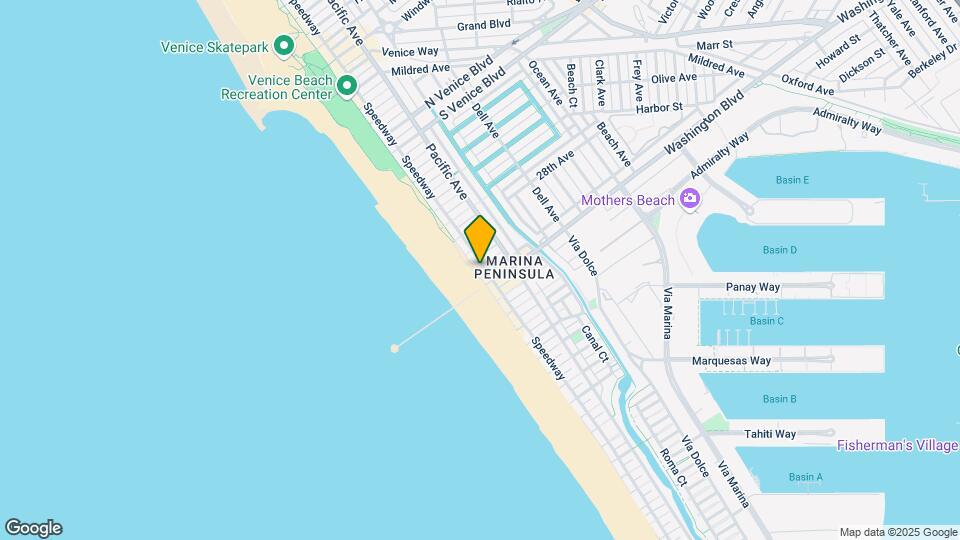 3003 Ocean Front Walk, Unit 2 Map and Location Details