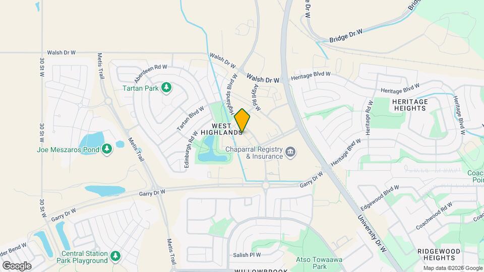 418-418 Highlands Blvd W Map and Location Details