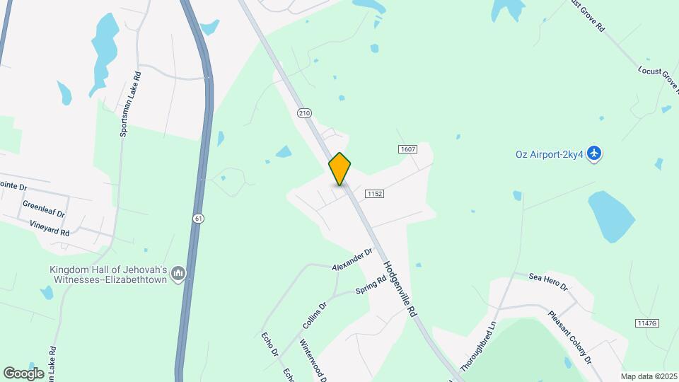 1771 Hodgenville Rd Map and Location Details