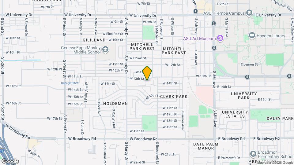 1325 S Judd St Map and Location Details