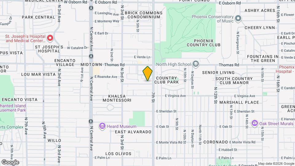 384 E Windsor Ave Map and Location Details