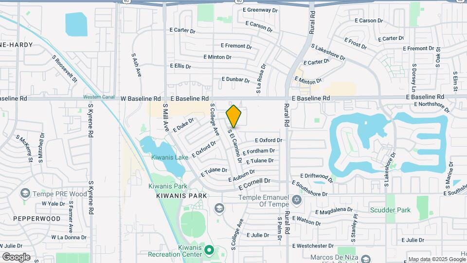 5337 S El Camino Dr Map and Location Details
