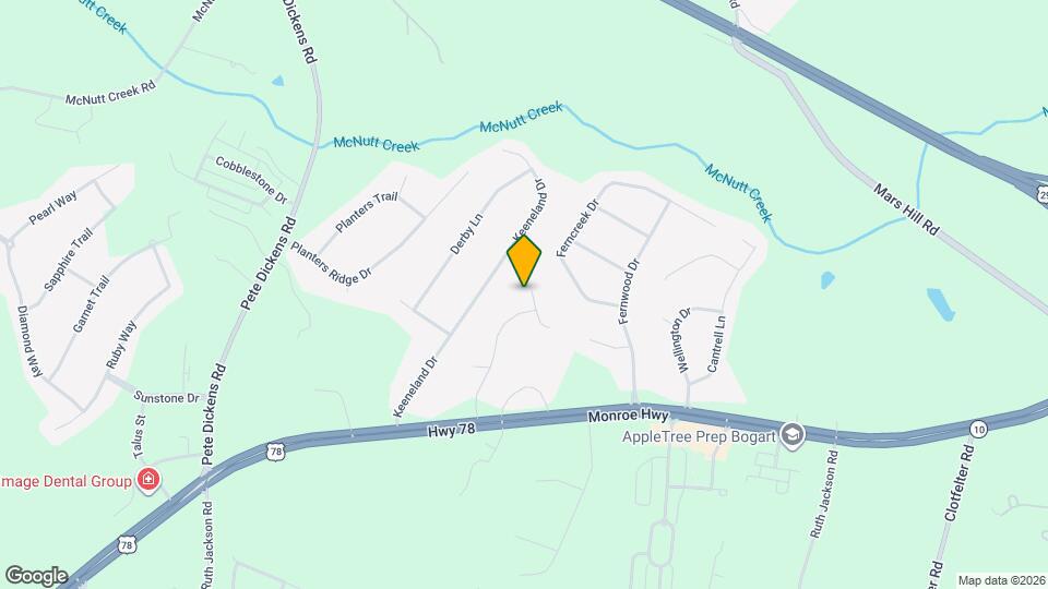 1002 Canter Bend Map and Location Details