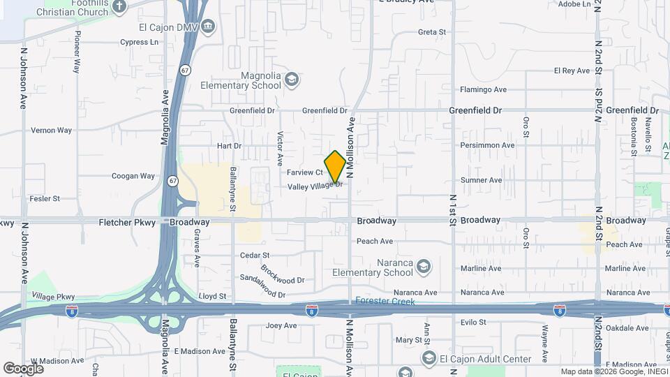 843 Valley Village Dr Map and Location Details