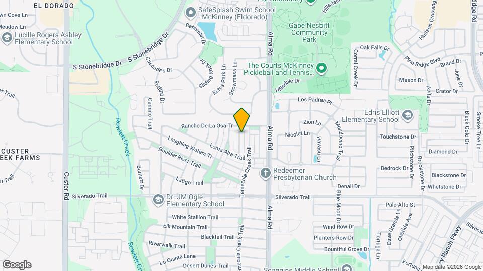 3605 Vista Verde Tr Map and Location Details