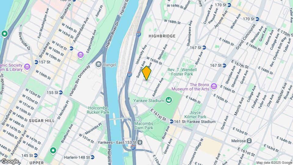 100 W 163rd St Map and Location Details