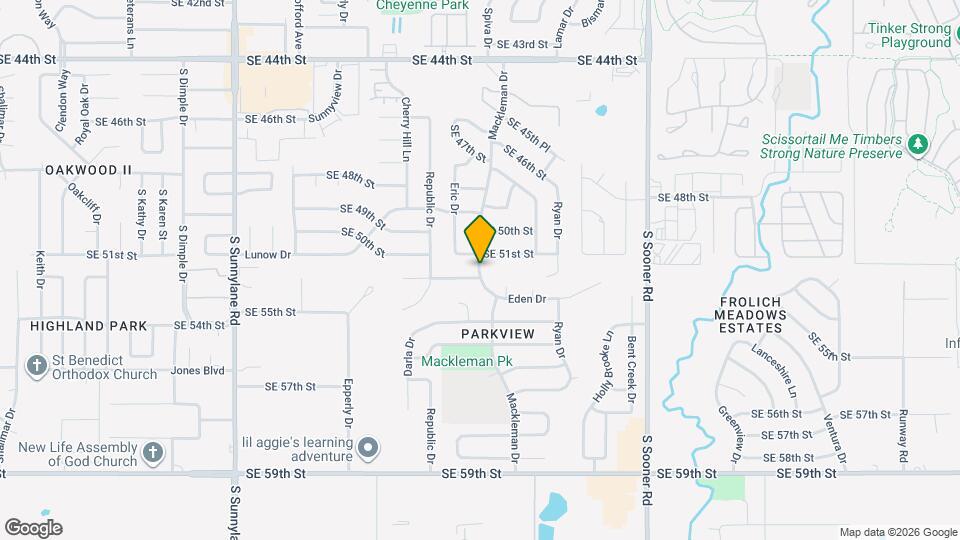 5208 Mackleman Dr Map and Location Details