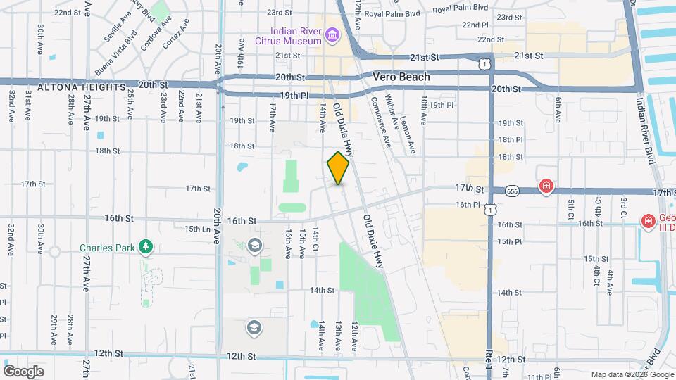 1675 Highland Ave Map and Location Details