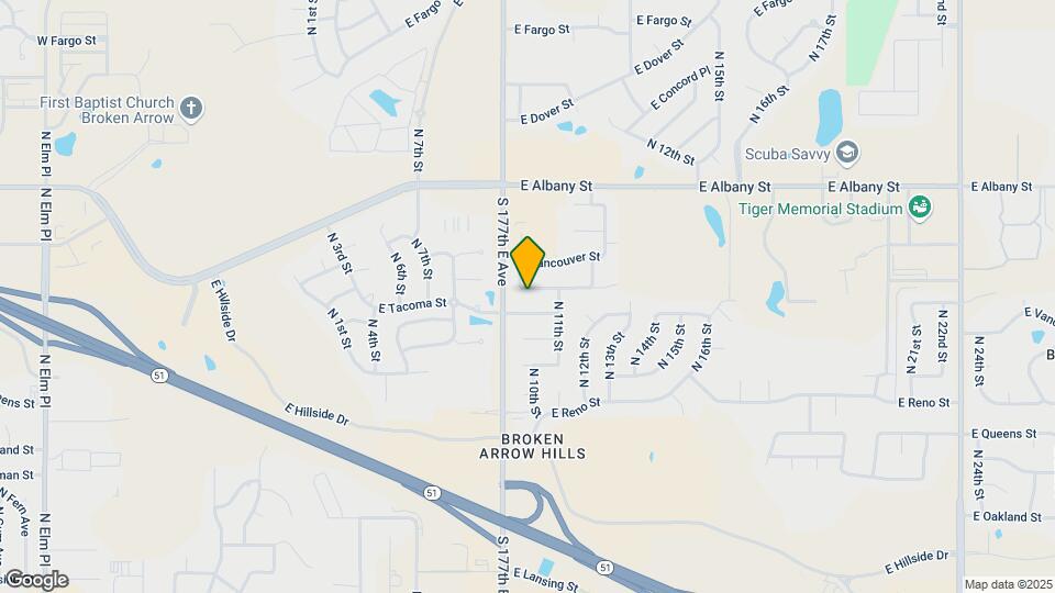 1005 E Uniontown St Map and Location Details