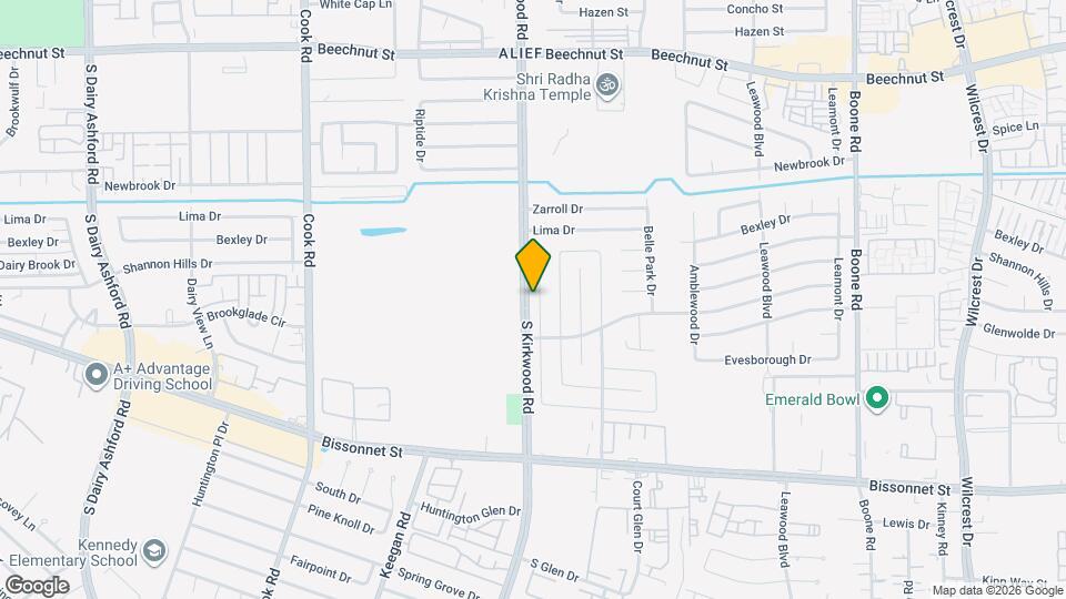 8906 Belle Glen Dr Map and Location Details