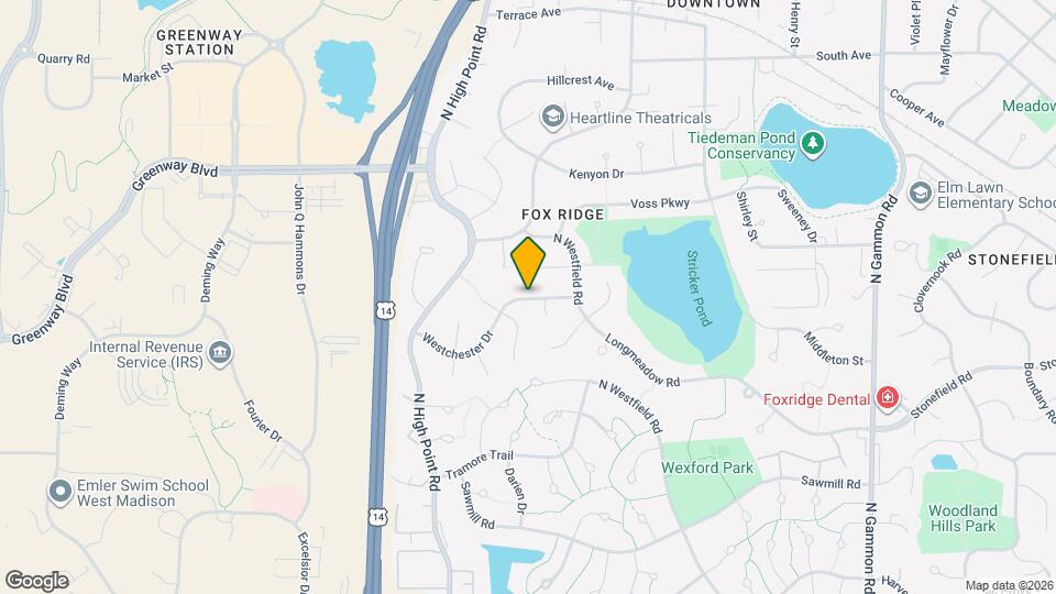 7620 Westchester Dr Map and Location Details