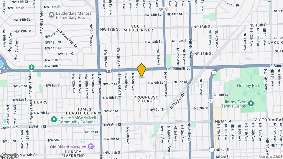 910 NW 4th Ave, Unit B2 Map and Location Details