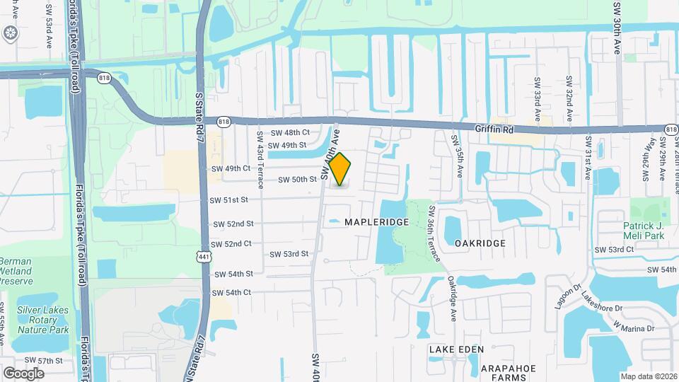 3933 SW 51st St Map and Location Details