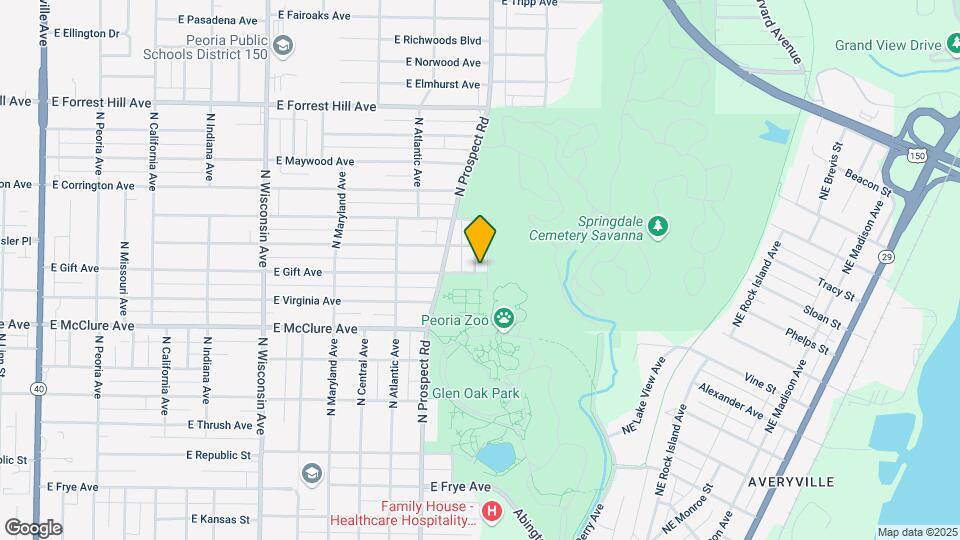 2618 N Springdale Ave Map and Location Details