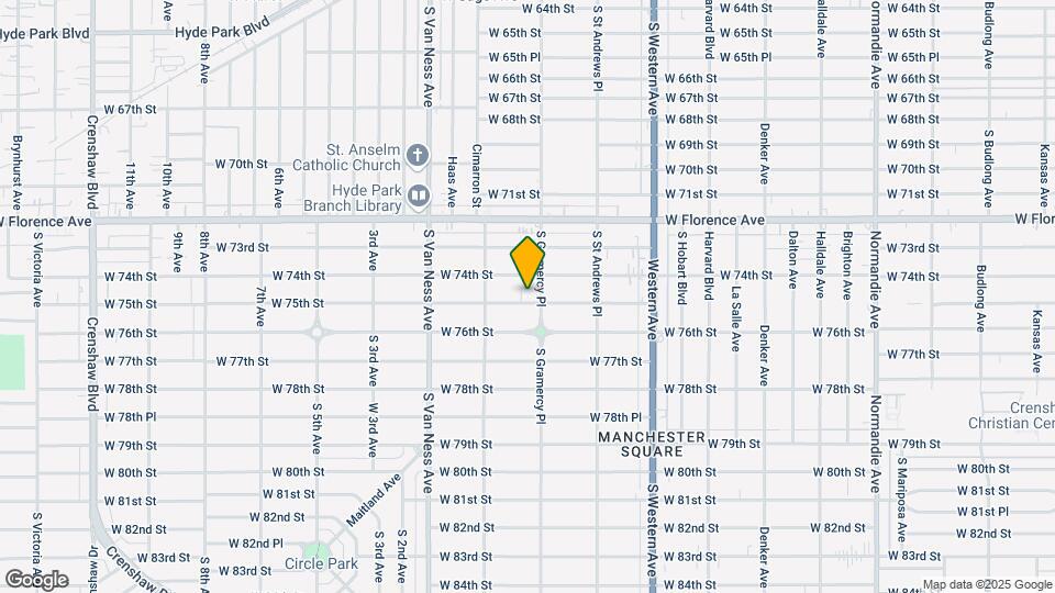 2013 W 75th St Map and Location Details