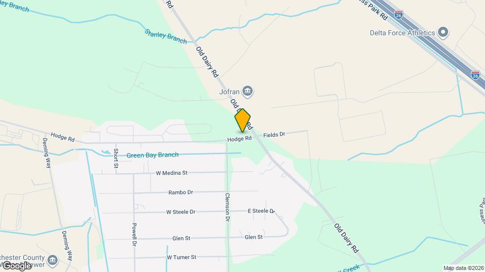 727 Hodge Rd Mapa y Detalles de la Ubicación