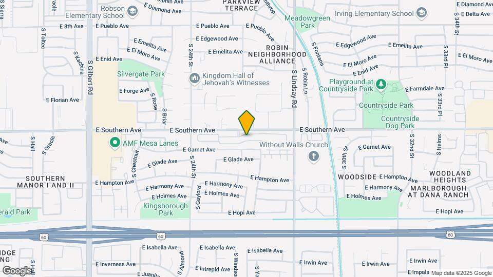 2565 E Southern Ave Map and Location Details