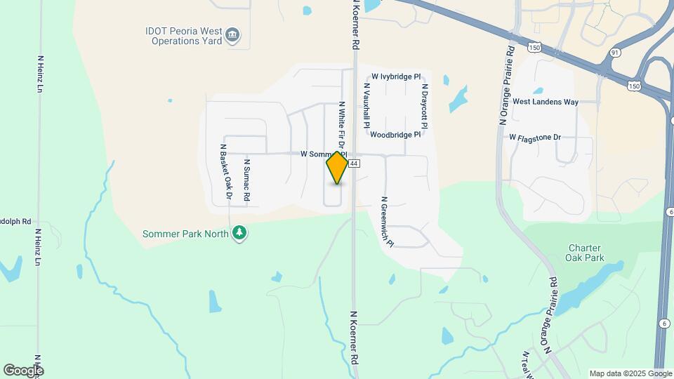 6727 N White Fir Dr Map and Location Details