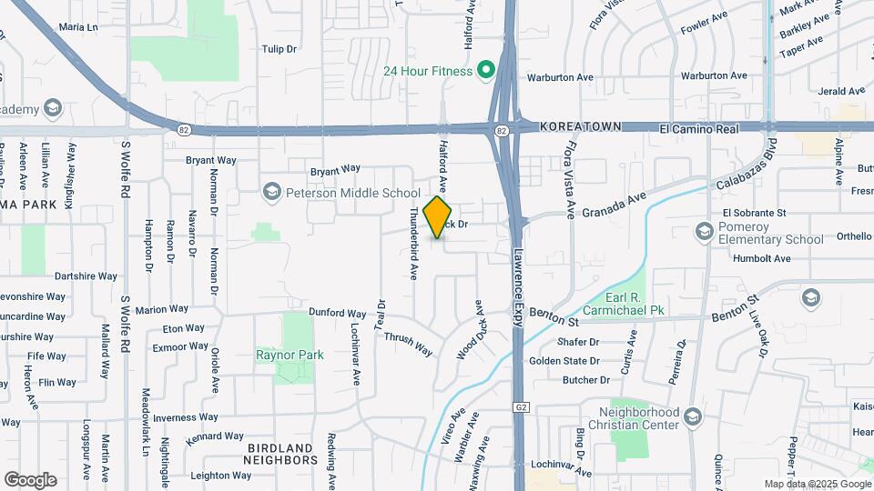 1210 Halford Ave Map and Location Details