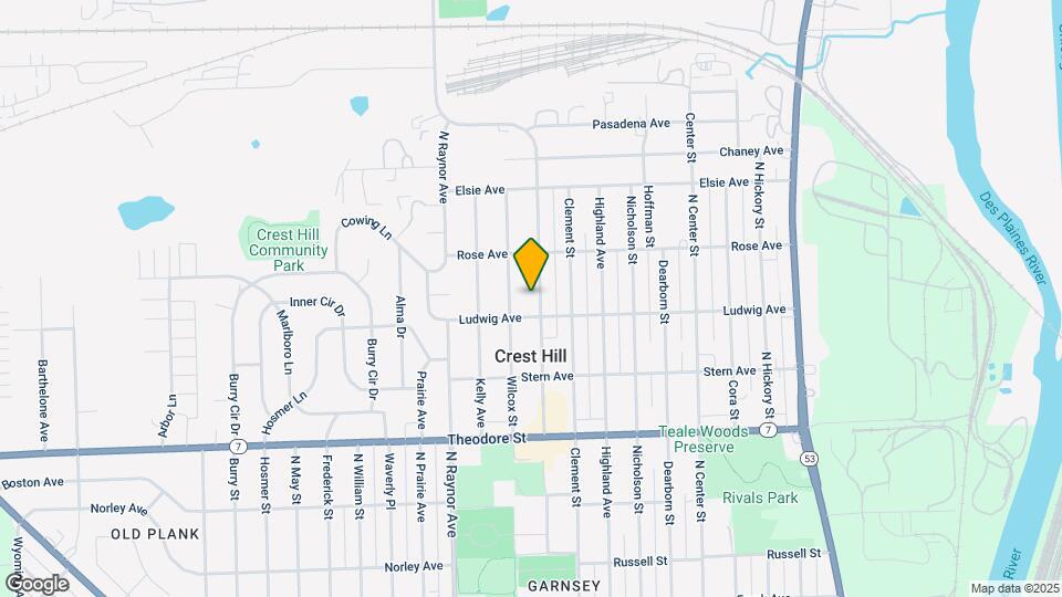 1807 Oakland Ave Mapa y Detalles de la Ubicación
