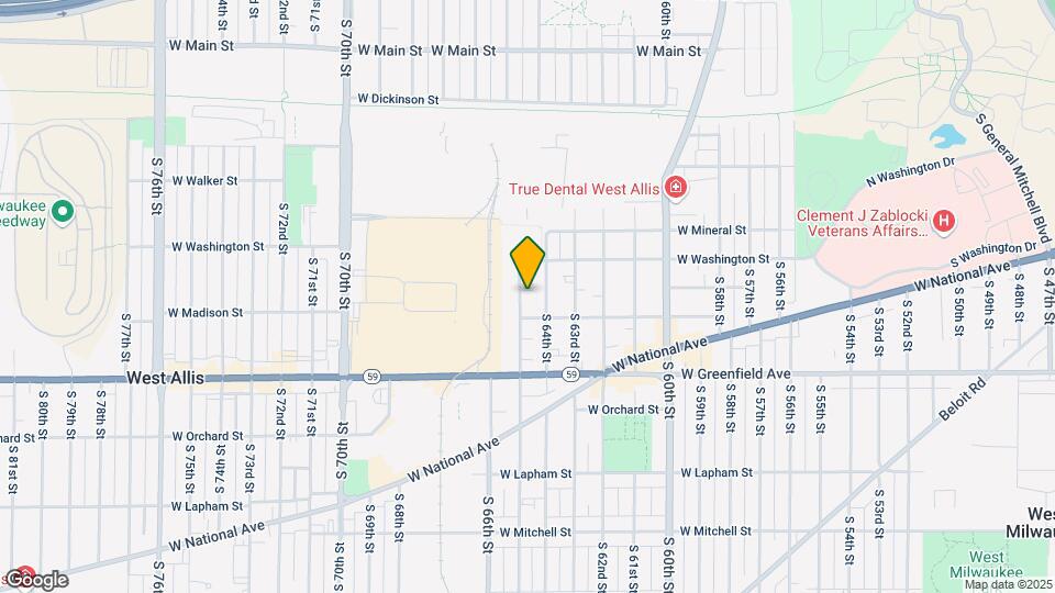 1202 S 65th St Map and Location Details