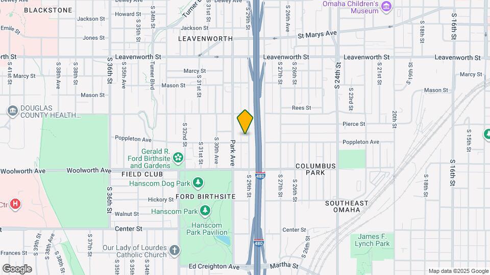 1142 S 29th St Map and Location Details