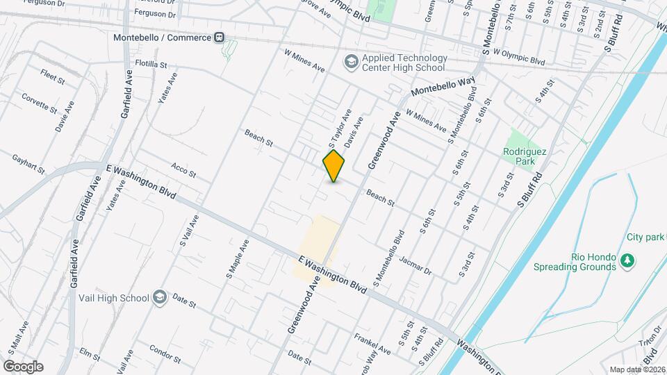812 S Taylor Ave Mapa y Detalles de la Ubicación