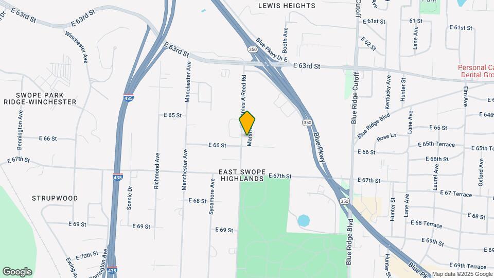 6538 Marsh Ave Map and Location Details