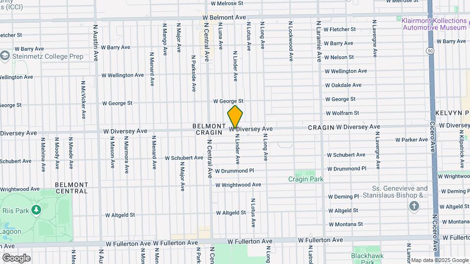 2750 N Linder Ave Map and Location Details
