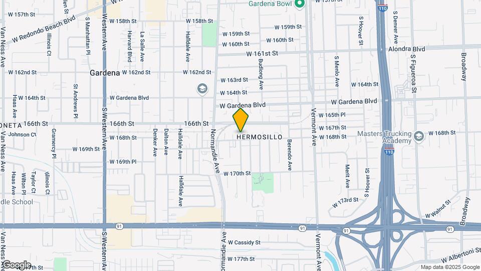1259 W 168th St Map and Location Details
